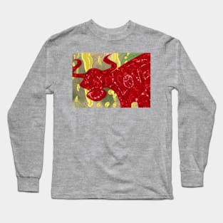 Love and Peace Cow Long Sleeve T-Shirt